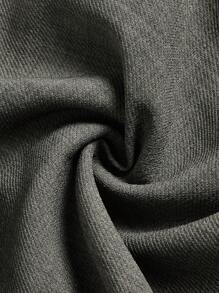 AKNOTIC Business Casual 男士易打理梭织休闲直筒裤，带口袋 - 軍綠色 - 查看 6