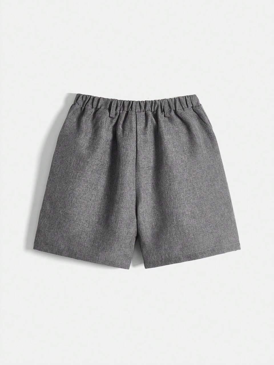 Young Boy Solid Straight Leg Shorts