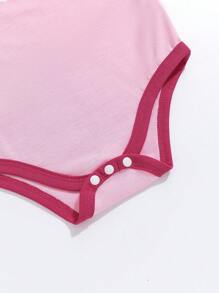 بدلة نسائية عصرية بدون أكمام وخيوط محبوكة للصيف وتتضمن التنورة والرداء: 3 قطع لزي الرضيعة بطراز الأبطال الصغيرة الأنيقة. - وردي - مشاهدة 3