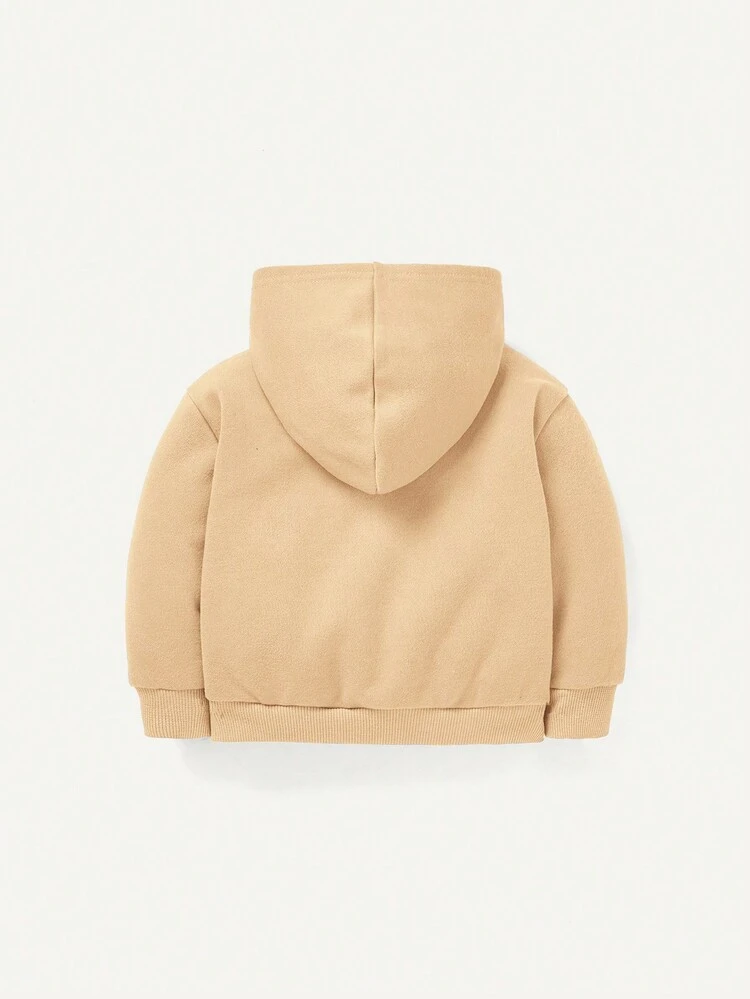 Baby Boy 2pcs Dinosaur Print Kangaroo Pocket Sweatshirt