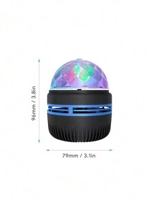 Teckwe Mini Star Projector,Wave Projector USB Powered For Bedroom,Game Room,Home Theater,Ceiling,Room Birthday Gift - Black - View 6