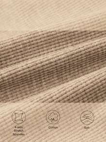 Cozy Pixies 男嬰拼接領二合一夾克 - 卡其色 - 查看 7