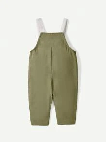 Cozy Pixies Baby Boy Casual Comfortable Overall Pants With Adjustable Straps For Easy Outfit Matching