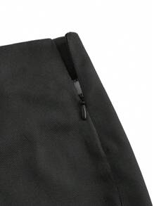 Felipe Marques Collana corta casual da artista, gonna slim da donna, adatta per vacanze, feste, primavera ed estate, spiaggia, festival, Ibiza - nero - Visualizzare 3