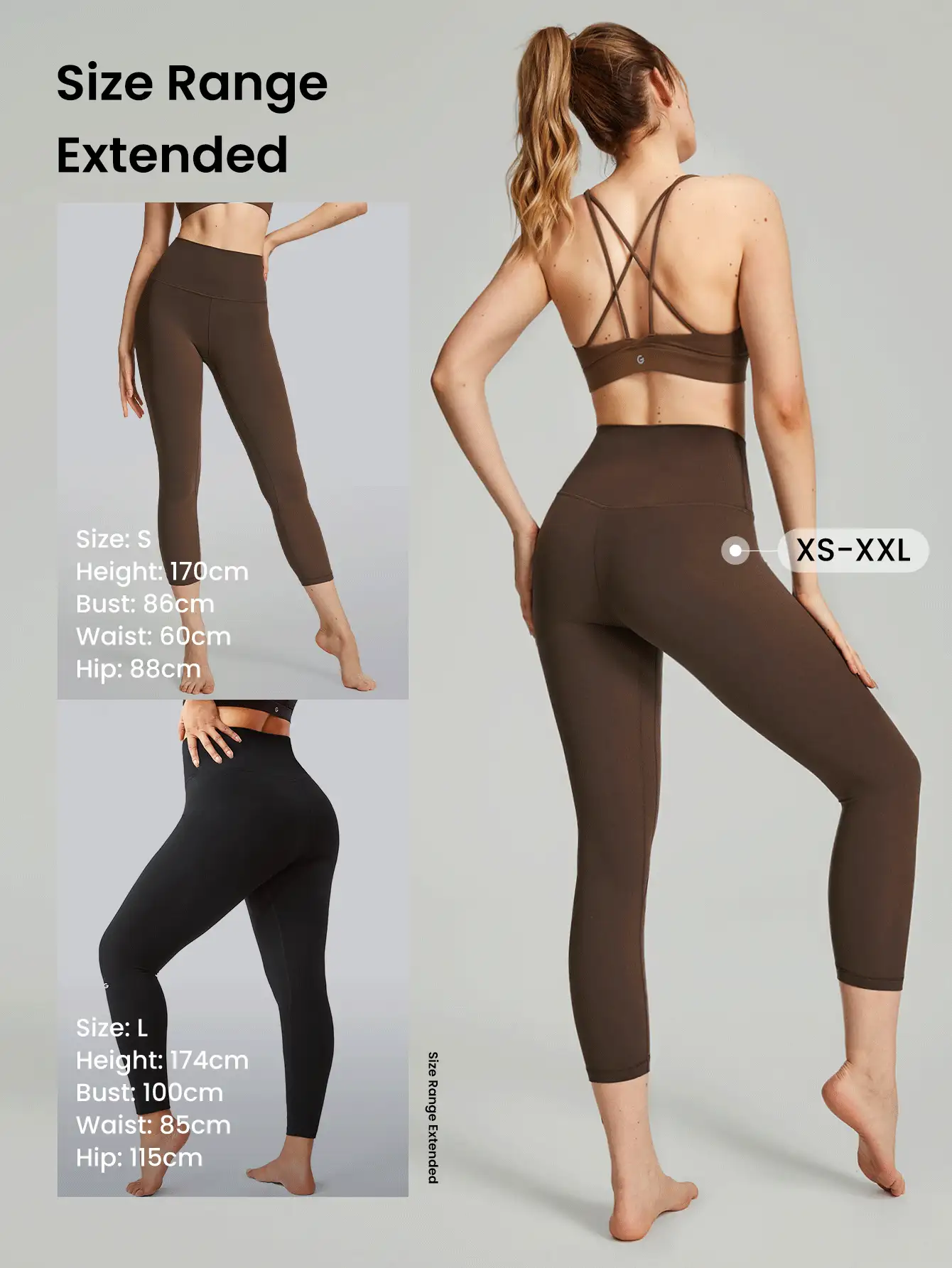 21" FeatherFit™ Capris Yoga Pilates Leggings Buttery Soft Non See-Through Tummy Control Gym Tights   With Hidden Pocket At Waist