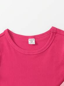 2pcs/Set Girls Toddler Young Girl Mexican Patterned Short Sleeve T-Shirt And Bike Shorts, Summer, School, Campus, College