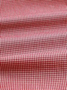 GENKIRA Blusa sin mangas con hombro asimétrico y volantes para mujeres - Rojo - Ver 4