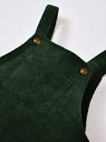 Cozy Pixies 嬰兒男寶寶舒適休閒連身衣 - 墨綠色 - 查看 5