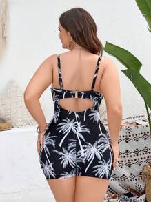 Plus Size Bikini Sets - Multicolor - View 2