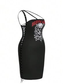 Sapstudio Váy hai dây không tay cỡ lớn Artist Slim Fit, Váy mùa hè, Ngày lễ, Tiệc tùng - Nhiều màu - Xem 5