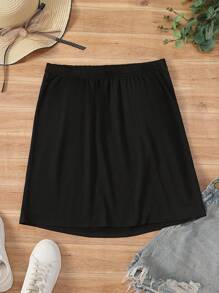 SHEIN VCAY Damen Sommer einfarbig trägerloses lässiges Top