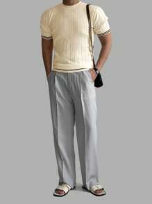 DAZY 男士夏季純色針織上衣