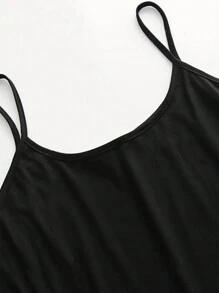 Chiquease Women Summer 3-Piece Solid Color Simple Casual Sling Dress