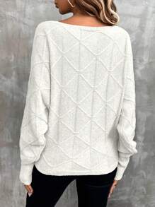 EMERY ROSE Women Sweaters Plain Casual - Putih - View 2