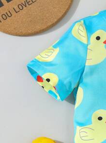 Baby Boy Summer Casual & Cute Style Shirt & Shorts - Multicolor - View 5