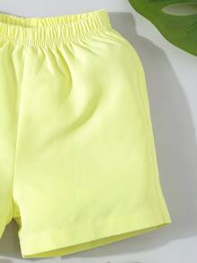 Baby Boy Summer Casual & Cute Style Shirt & Shorts - Multicolor - View 3