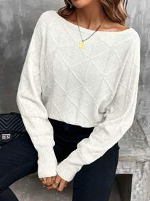 EMERY ROSE Women Sweaters Plain Casual - Putih - View 4