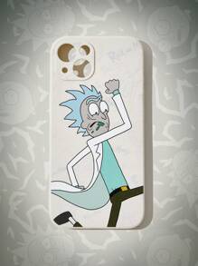 Rick and Morty | ROMWE Vỏ điện thoại có hình nhân vật hoạt hình và bảng chữ cái - Nhiều màu - Xem 1