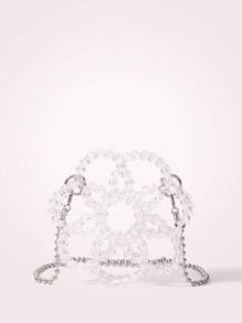 SHEIN MOD Cute Women Shoulder Crossbody,For Holiday, For Summer, For Vacation - Clear - View 1