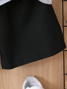 SHEIN Young Boy Casual Heart Print Sleeveless Tank Top, For Getaway, Holiday, Travel, Relax, Sunbathing, Summer