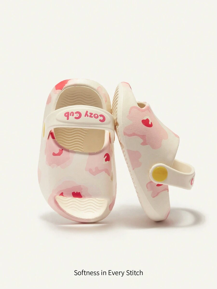 Cozy Pixies Cute & Simple Style Comfortable Anti-skid Baby Sandals With Fun Print Design