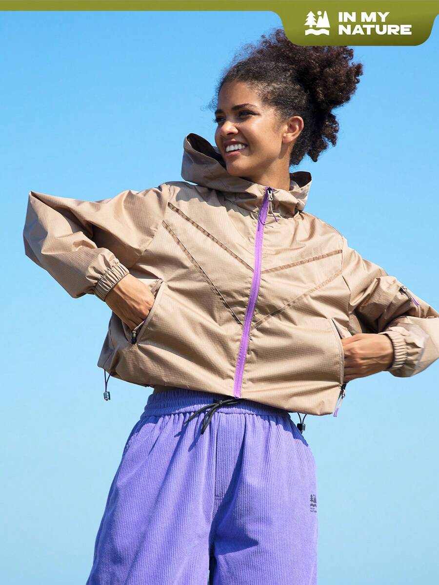 In My Nature Jachetă Softshell cu glugă cu fermoar