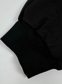 Spring Summer Men Drawstring Waist Cuffed Loose Fit Casual Jogger Pants