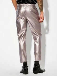 Manfinity VCAY Pantalones informales de para hombres con bolsillos para fiestas y eventos