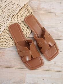 Outdoor Comfortable Vacation Fashion Strappy Flat Sandals