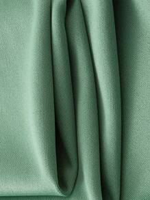 Manfinity Homme Men Summer Casual Short Sleeve T-Shirt With ECG And Cross Print, Christian Graphic Tees Men, Cross T-Shirt, Men's Green Graphic Tee, Men's Green T-Shirt - Mint Green - View 3