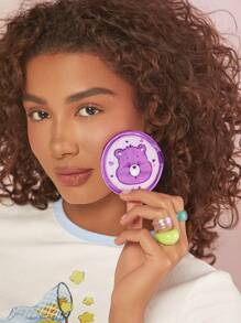 SHEIN X Care Bears 3pcs Cartoon Pattern Round Powder Puff,Cheer Bear, Bear,Share Bear - Multicolor - View 8