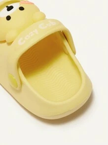 Cozy Pixies Cute Bear Patterned Soft, Comfortable, Non-slip Baby Crib Shoes - Yellow - View 4