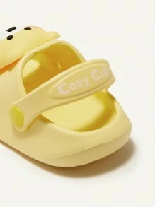 Cozy Pixies Cute Bear Patterned Soft, Comfortable, Non-slip Baby Crib Shoes - Yellow - View 5