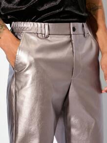 Manfinity VCAY Pantalones informales de para hombres con bolsillos para fiestas y eventos