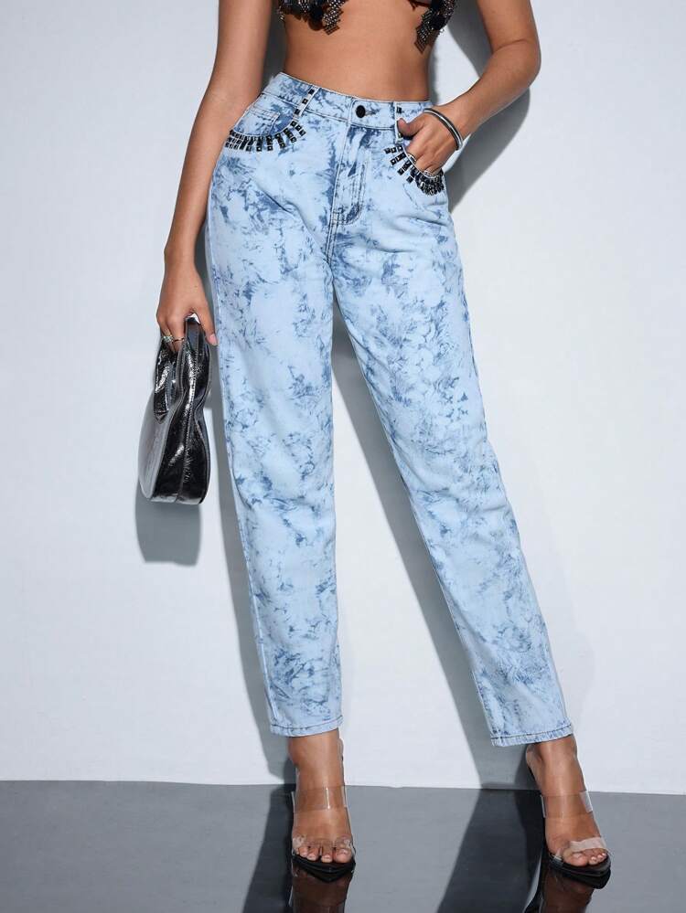 Women Casual Daily Wear All-Match Denim Jeans