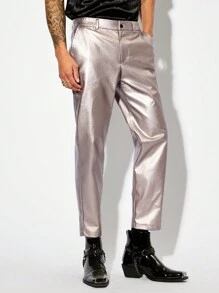 Manfinity VCAY Pantalones informales de para hombres con bolsillos para fiestas y eventos