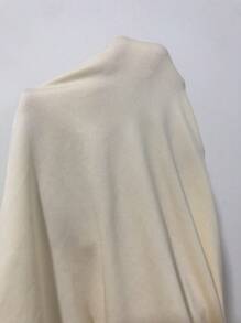 Zolique Vestido ajustado unicolor fruncido ribete con fruncido - Albaricoque - Ver 6