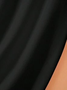 INAWLY Women Summer Short Sleeve Casual T-Shirt With Rhinestone Design And Slogan Print - Black - View 4