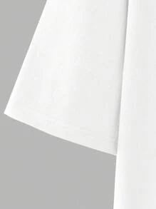 Manfinity LEGND Loose Men Letter & Bull Head Printed Round Neck T-Shirt