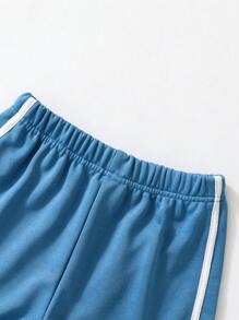 Celana Pendek Tween Girls Contrast Binding Plain Casual - MultiWarna - View 8