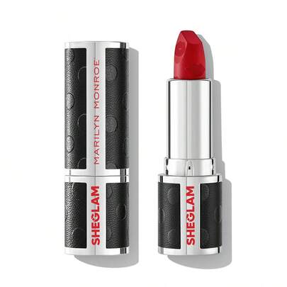 Marilyn Monroe X SHEGLAM The Icon Lipstick-Xoxo, Marilyn Valentines Red Lipstick Long Lasting Super Stay High Pigment Lip Balm Lip Makeup Lip Combo Brand Beauty Makeup Face Paint Cosmetic For Women Girls Perfect For Spring Summer Ideal For Y2K Fancy Fashion Suitable For Birthday Mother'S Day Gift Rave Party Ready Best Color