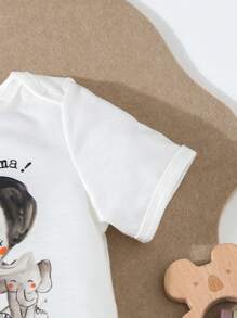 Infant & Baby Boy Animal Print Casual Shorts Set - Multicolor - View 3