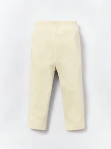 SHEIN 女嬰印花花邊下擺上衣&緊身打底褲＆ 頭巾 - 彩色 - 查看 11