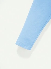 Cozy Pixies Baby Girl Cartoon Patterned Long Pants 3pcs/Set - Blue - View 8