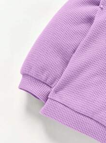 Cozy Pixies Bộ Bé Gái - Màu tím hoa cà - Xem 9