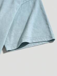 ROMWE MEN Street Life 男士时尚夏季印花短袖 T 恤，学校