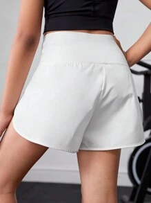 SHEIN Shorts Esportivos Casuais para Meninas Pré-adolescentes com Cueca Anticlarão e Elástica
