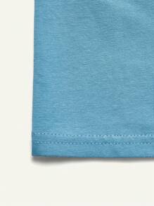 Cozy Pixies Đứa bé trai Giải trí , Khủng long Cartoon & Mẫu sọc , Không tay , Vòng cổ Áo vest 3 cái/bộ - Nhiều màu - Xem 6