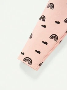 Cozy Pixies Baby Girl Cartoon Patterned Long Pants 3pcs/Set - Blue - View 7