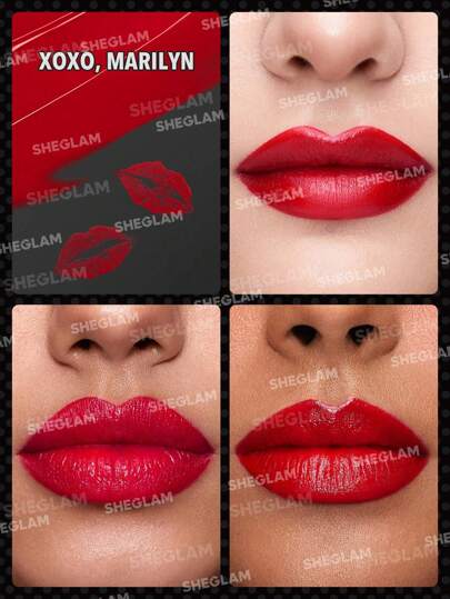 Marilyn Monroe X SHEGLAM The Icon Lipstick-XOXO, Marilyn